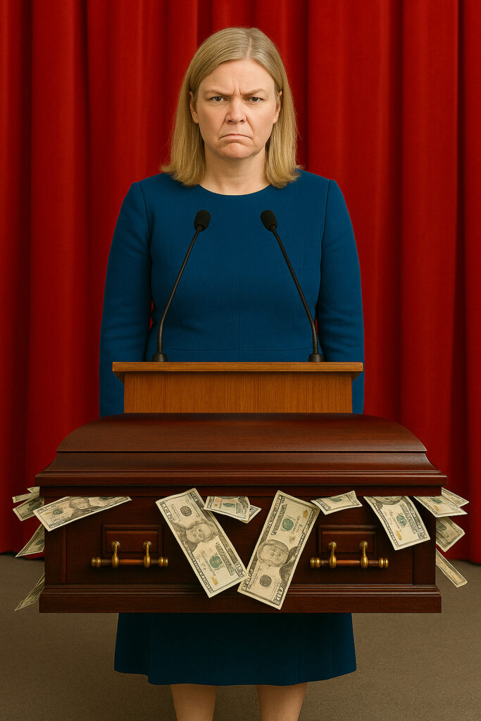 Magdalena stjälper dina pengar efter döden